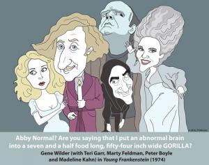 Young Frankenstein (Gene Wilder, Terri Garr, Marty Feldman, Madeline Kahn & Peter Boyle)