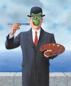 Magritte's Apple